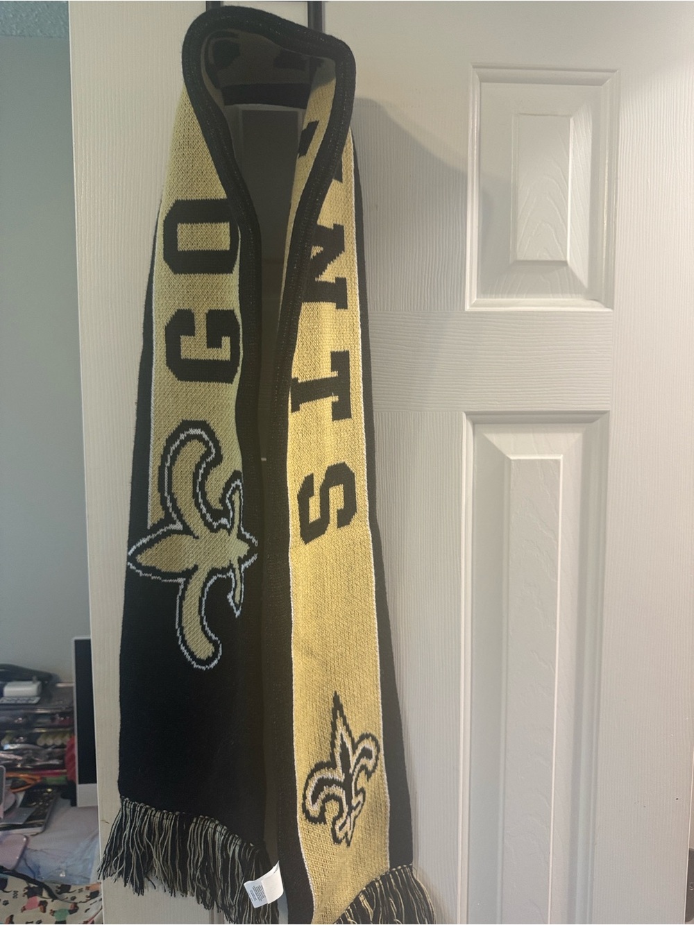 New Orleans Saints Black & Gold Team Scarf